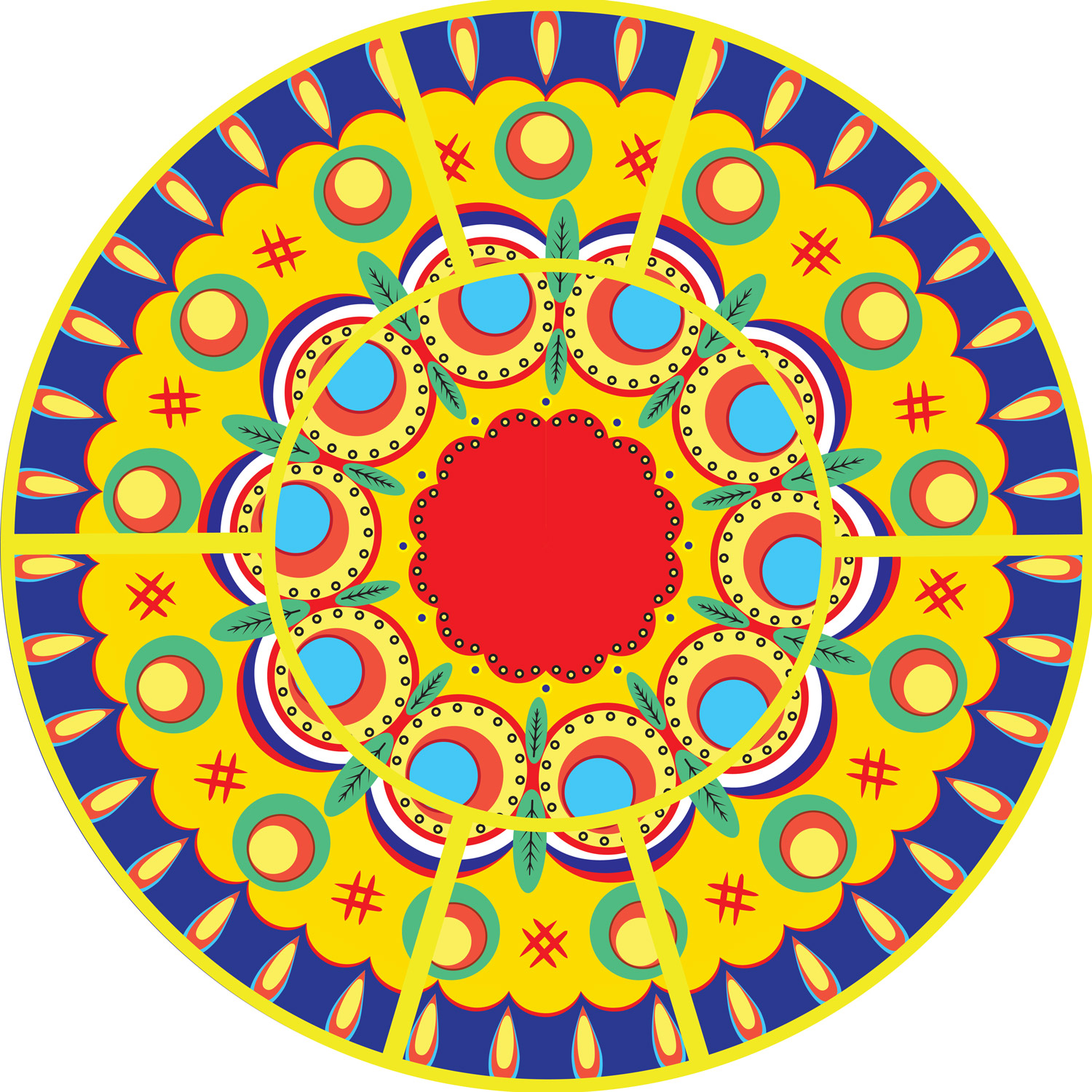 Ватрушка MSport 110 (ПВХ/ПВХ) принт