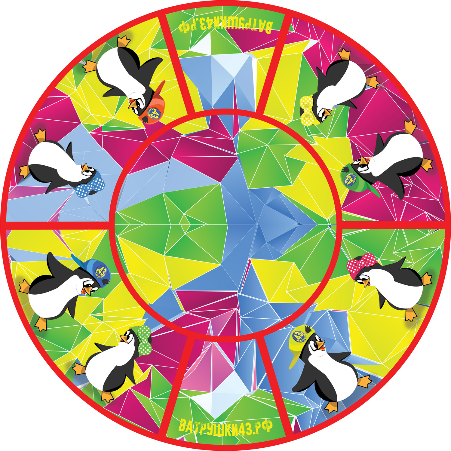 Ватрушка MSport 120 (ПВХ/ПВХ) принт